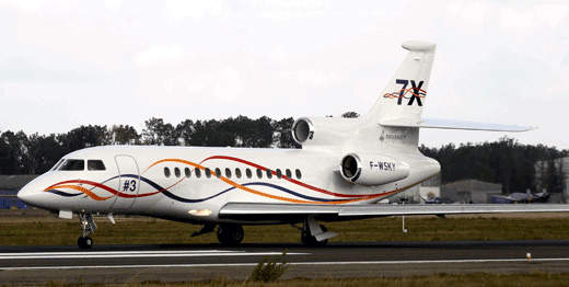 The range of the 7X is 10,556km (5,700nm), allowing for example non-stop flight from Riyadh to New York or from Paris to Tokyo.